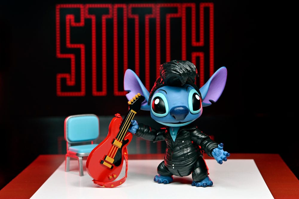 Lilo & Stitch Actiefiguur Ultieme Zanger Elvis Stitch 7 cm