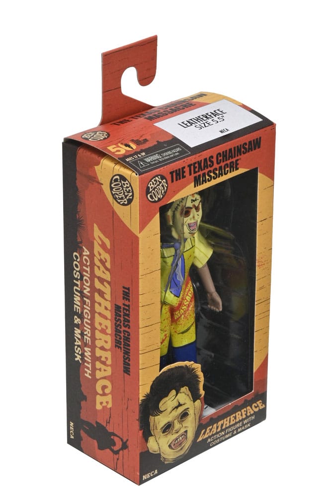 De Texas Chainsaw Massacre Ben Cooper Action Figure Costume Series 9 Leatherface 15 cm
