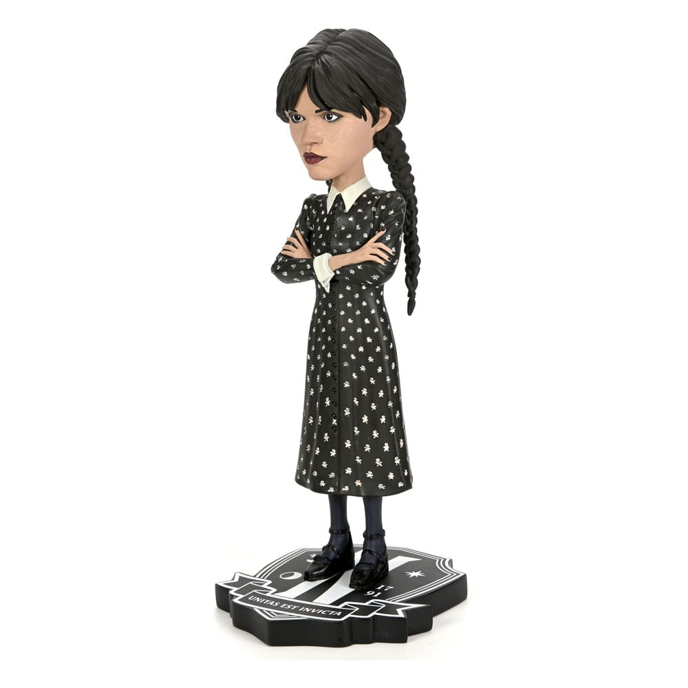 Woensdag hoofd knock-bobble-head woensdag addams 21 cm
