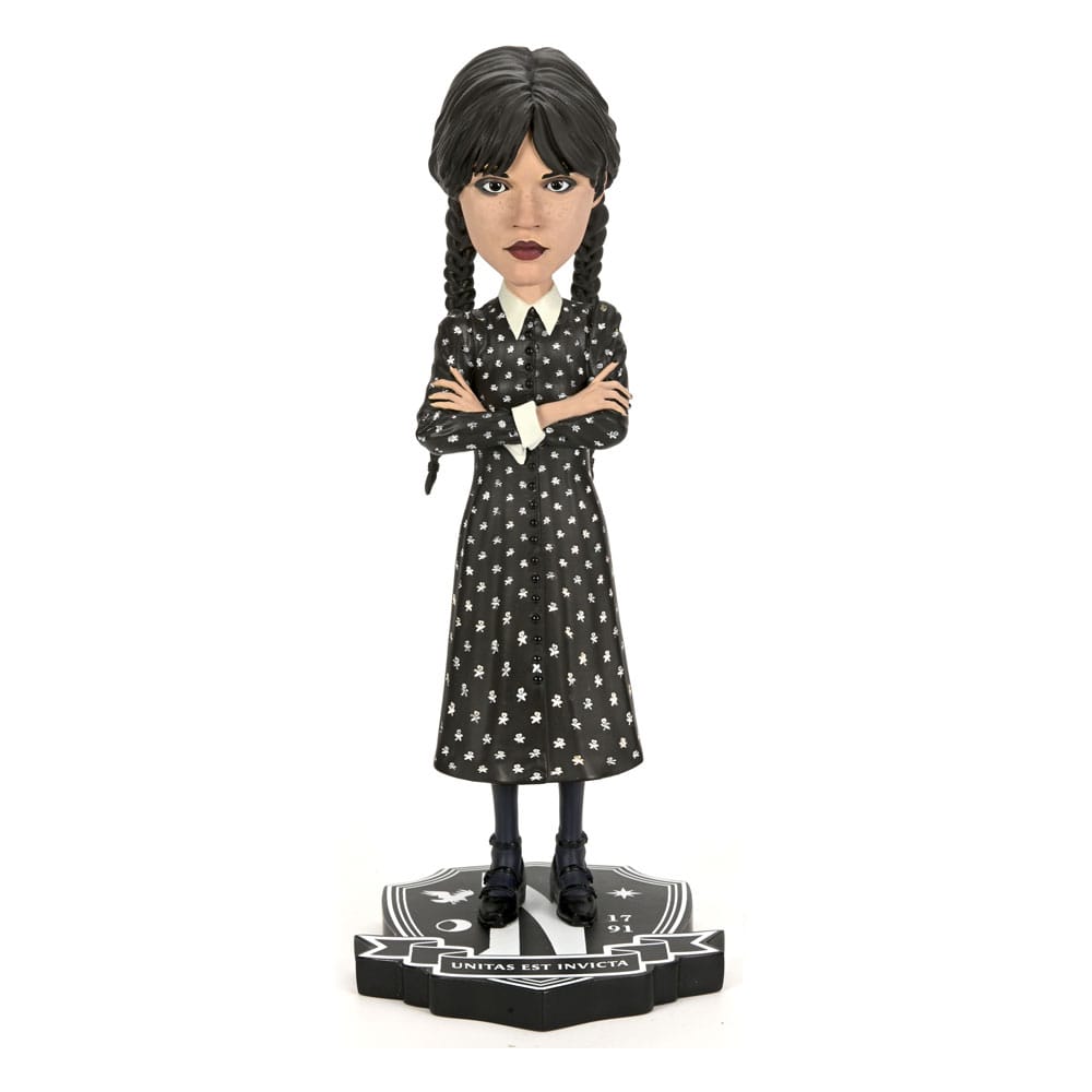 Woensdag hoofd knock-bobble-head woensdag addams 21 cm