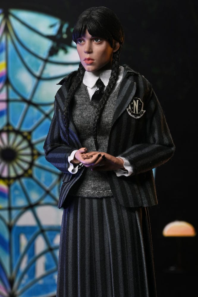 Woensdag-actiefiguren 2-pack Wednesday Addams (Nevermore Uniform) en Enid 20 cm