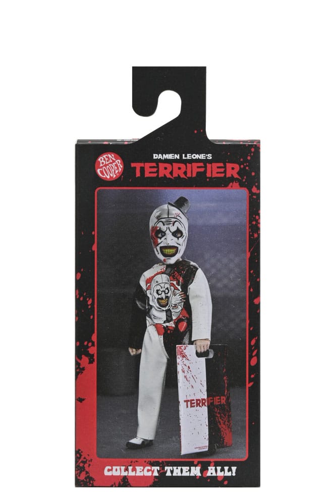 Terriifier Ben Cooper actiefiguur kostuumserie 9 Art the Clown 15 cm