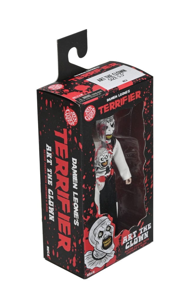 Terriifier Ben Cooper actiefiguur kostuumserie 9 Art the Clown 15 cm