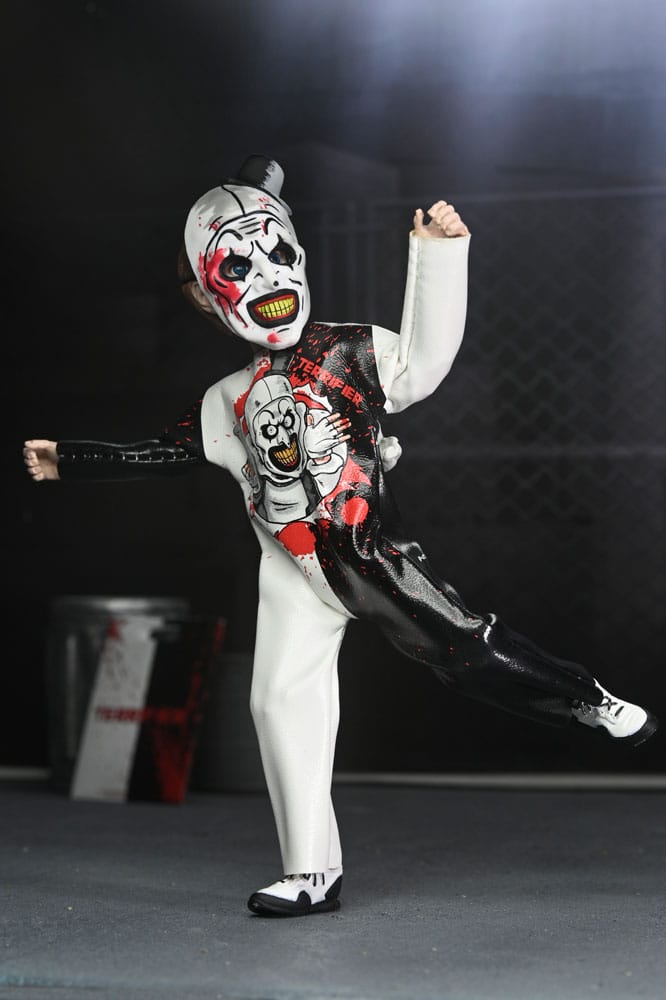 Terriifier Ben Cooper actiefiguur kostuumserie 9 Art the Clown 15 cm