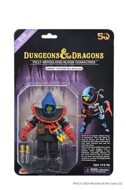 Dungeons and Dragons Scale Action Figuur 50 -jarig jubileum Zarak op blisterkaart 18 cm