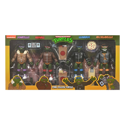 Teenage Mutant Ninja Turtles (Cartoon) Actiefiguren 4-Pack Punk Turtles 18 cm