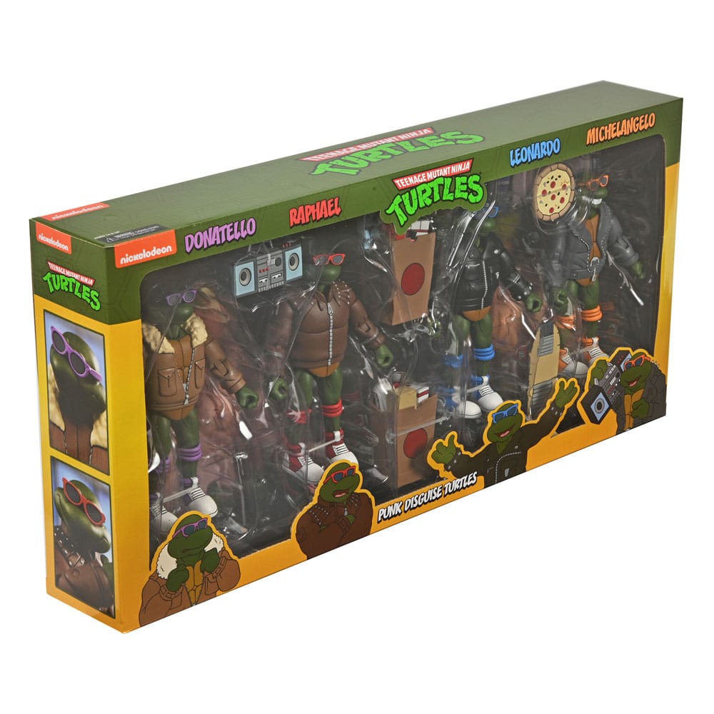 Teenage Mutant Ninja Turtles (Cartoon) Actiefiguren 4-Pack Punk Turtles 18 cm