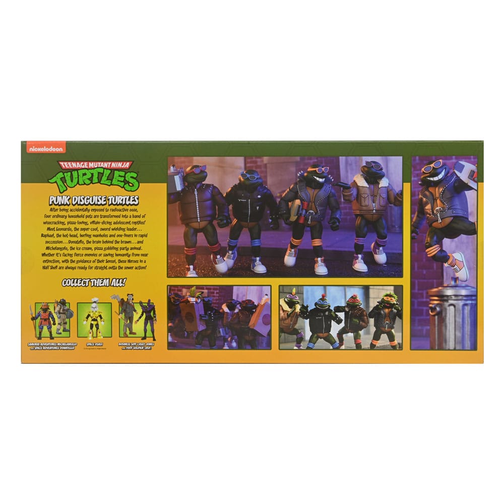 Teenage Mutant Ninja Turtles (Cartoon) Actiefiguren 4-Pack Punk Turtles 18 cm
