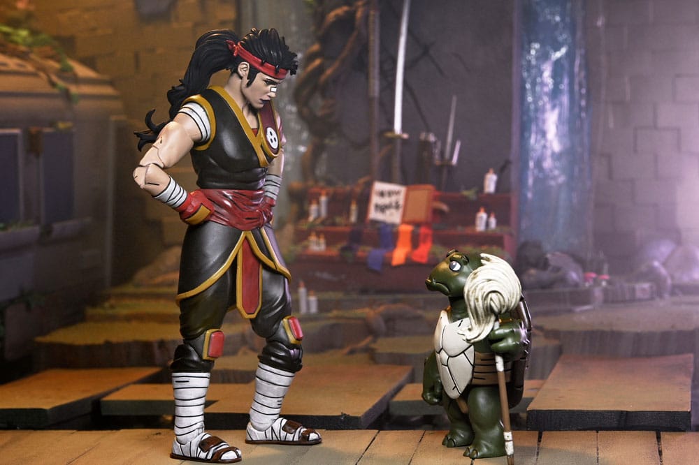 Teenage Mutant Ninja Turtles: The Last Ronin Actiefiguur Ultimate Casey Marie met Baby Odyn & Uno 17 cm