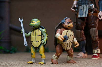 Teenage Mutant Ninja Turtles (The Last Ronin The Lost Years) Actiefiguur Grammy April met Baby Yi & Moja 18 cm