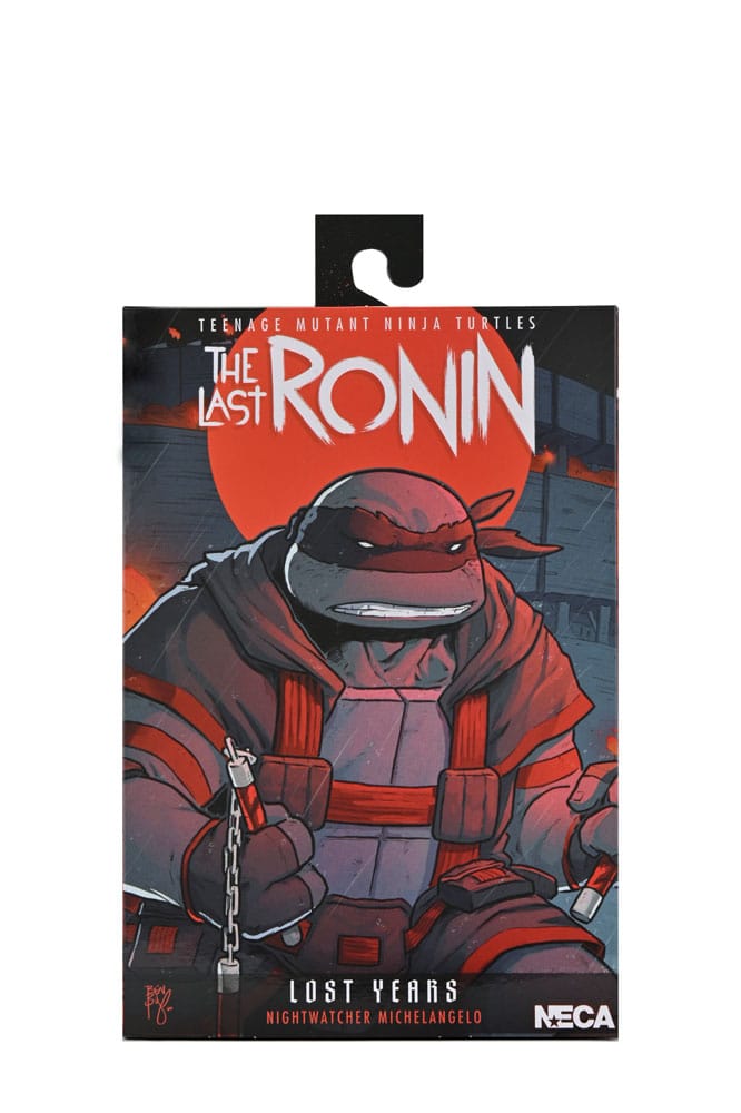 Teenage Mutant Ninja Turtles (The Last Ronin The Lost Years) Actiefiguur Michelangelo Nightwatcher 18 cm