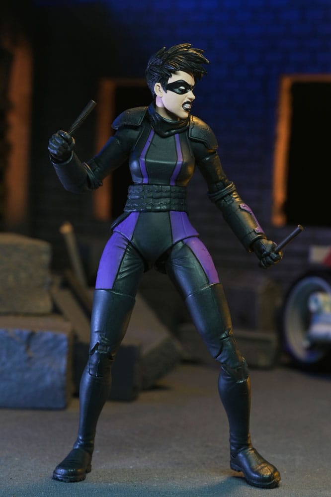 Teenage Mutant Ninja Turtles (The Last Ronin The Lost Years) Actiefiguur Casey Marie met Last Ronin Motorcycle 18 cm
