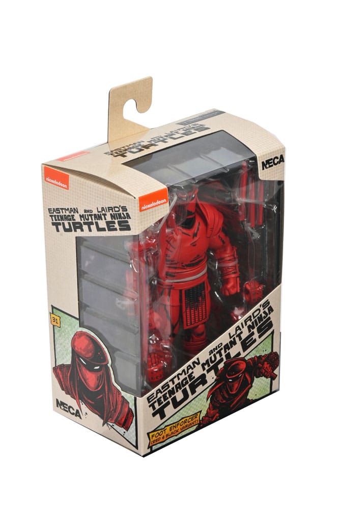 Teenage Mutant Ninja Turtles (Mirage Comics) Actiefiguur Rood en Zwart Foot Enforcer 18 cm