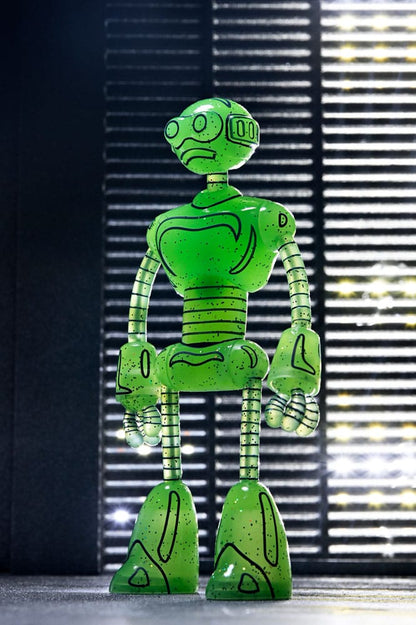 Teenage Mutant Ninja Turtles (Mirage Comics) Actiefiguur Transmat Fugitoid GID 18 cm