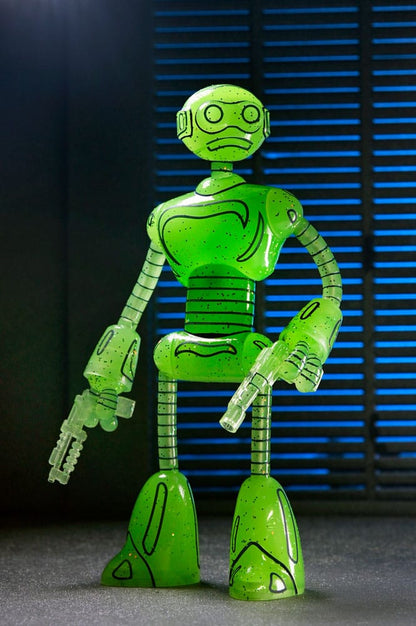Teenage Mutant Ninja Turtles (Mirage Comics) Actiefiguur Transmat Fugitoid GID 18 cm