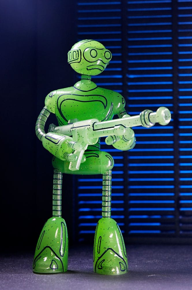 Teenage Mutant Ninja Turtles (Mirage Comics) Actiefiguur Transmat Fugitoid GID 18 cm