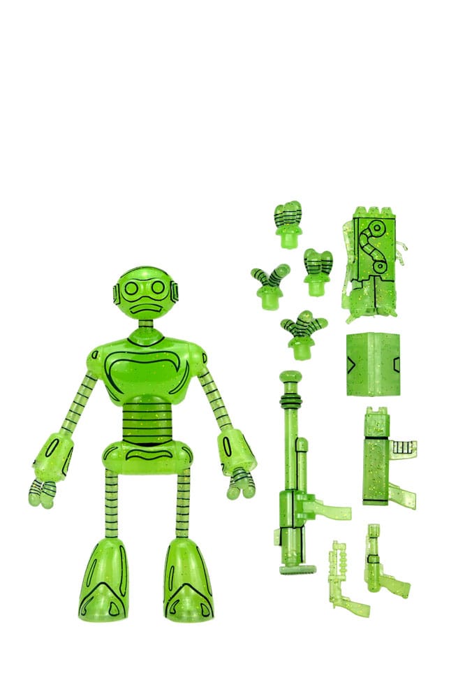Teenage Mutant Ninja Turtles (Mirage Comics) Actiefiguur Transmat Fugitoid GID 18 cm