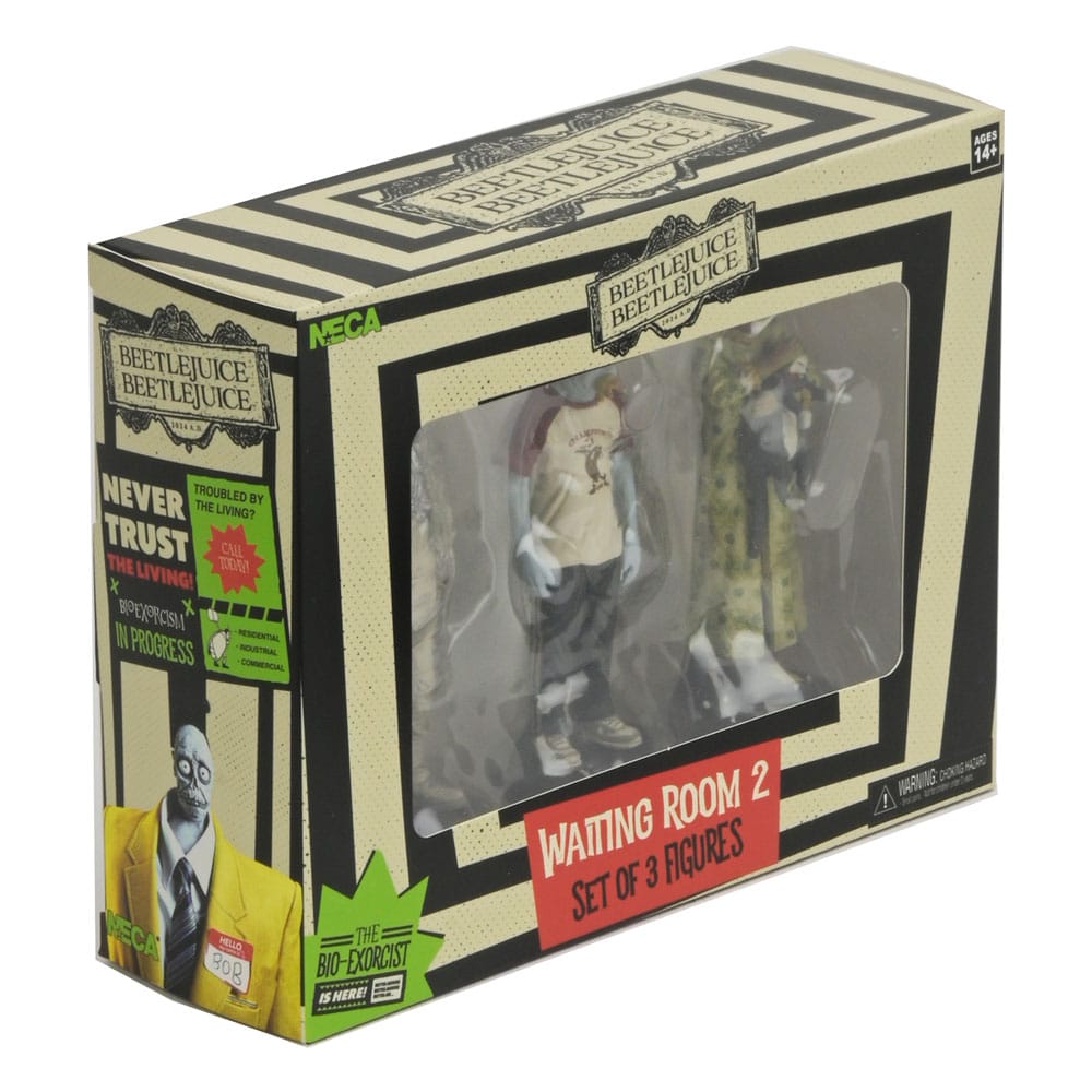 Beetlejuice Beetlejuice Afbeelding 3-pack wachtkamer 2 10 cm