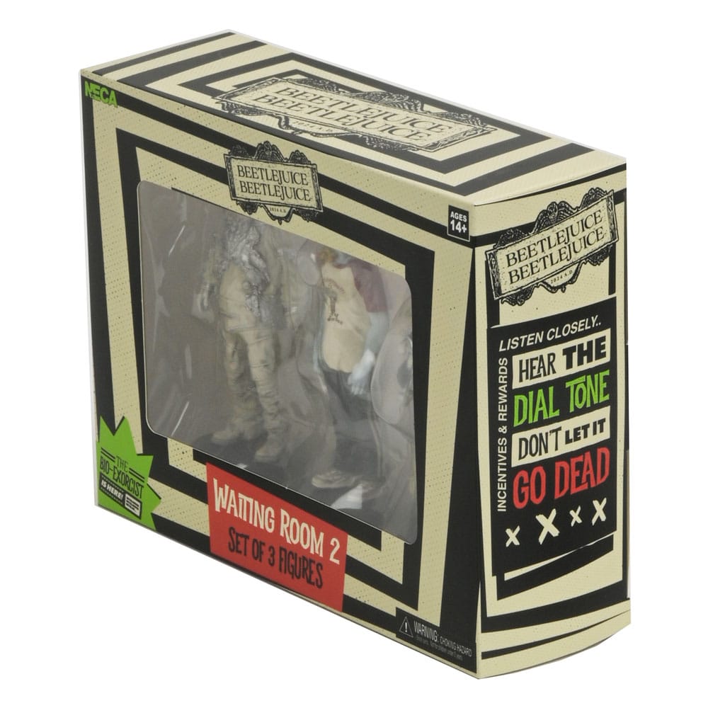Beetlejuice Beetlejuice Afbeelding 3-pack wachtkamer 2 10 cm