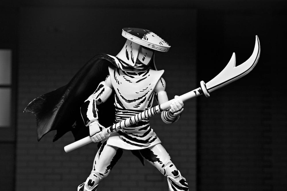 Teenage Mutant Ninja Turtles Actiefiguur Elite Foot Ninja Guard Zwart & Wit 18 cm