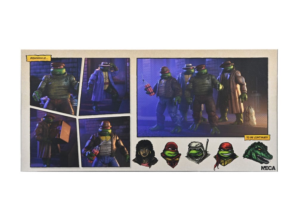 Teenage Mutant Ninja Turtles Actiefiguur 4 Pack Gangster Turtles 18 cm