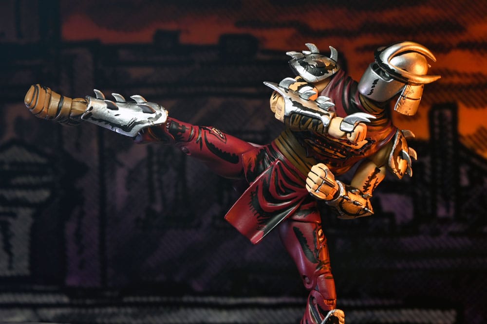 Teenage Mutant Ninja Turtles Actiefiguur Battle Damaged Shredder 18 cm