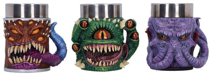 Dungeons & Dragons Set van 3 Mini Tankards Mini Monster 9 cm
