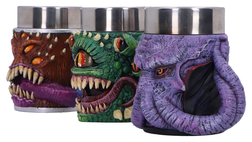 Dungeons & Dragons Set van 3 Mini Tankards Mini Monster 9 cm