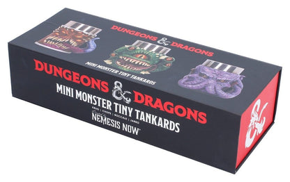 Dungeons & Dragons Set van 3 Mini Tankards Mini Monster 9 cm