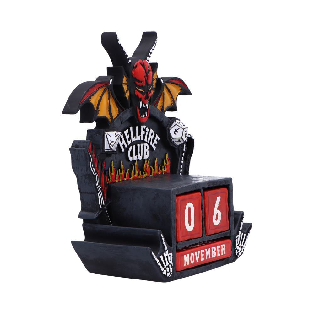 Stranger Things eeuwigdurende kalender Hellfire Club 15 cm