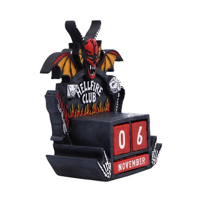 Stranger Things eeuwigdurende kalender Hellfire Club 15 cm