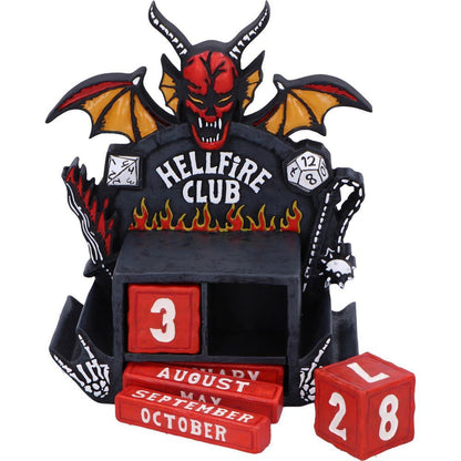 Stranger Things eeuwigdurende kalender Hellfire Club 15 cm
