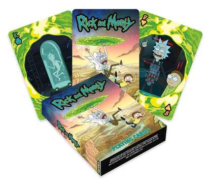 Rick en Morty speelkaarten scènes