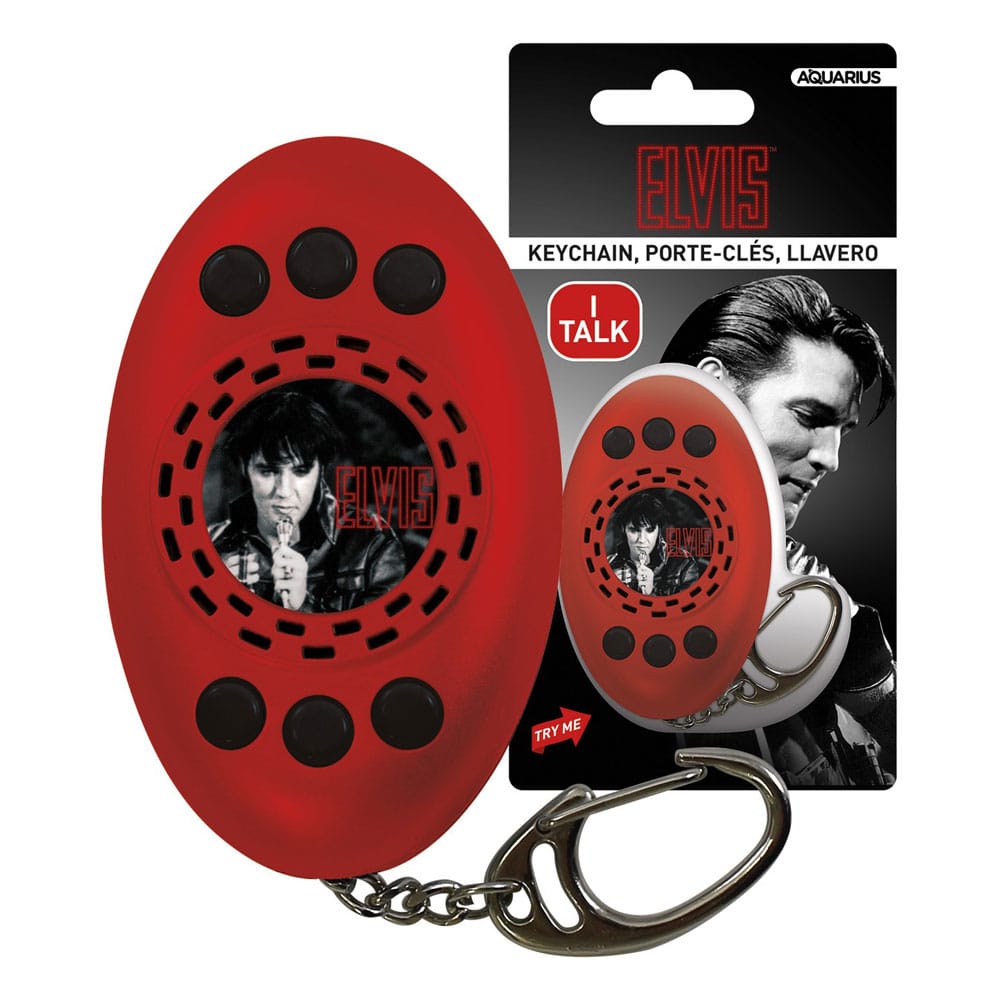 Elvis: SQUAWKey Pratende sleutelhanger
