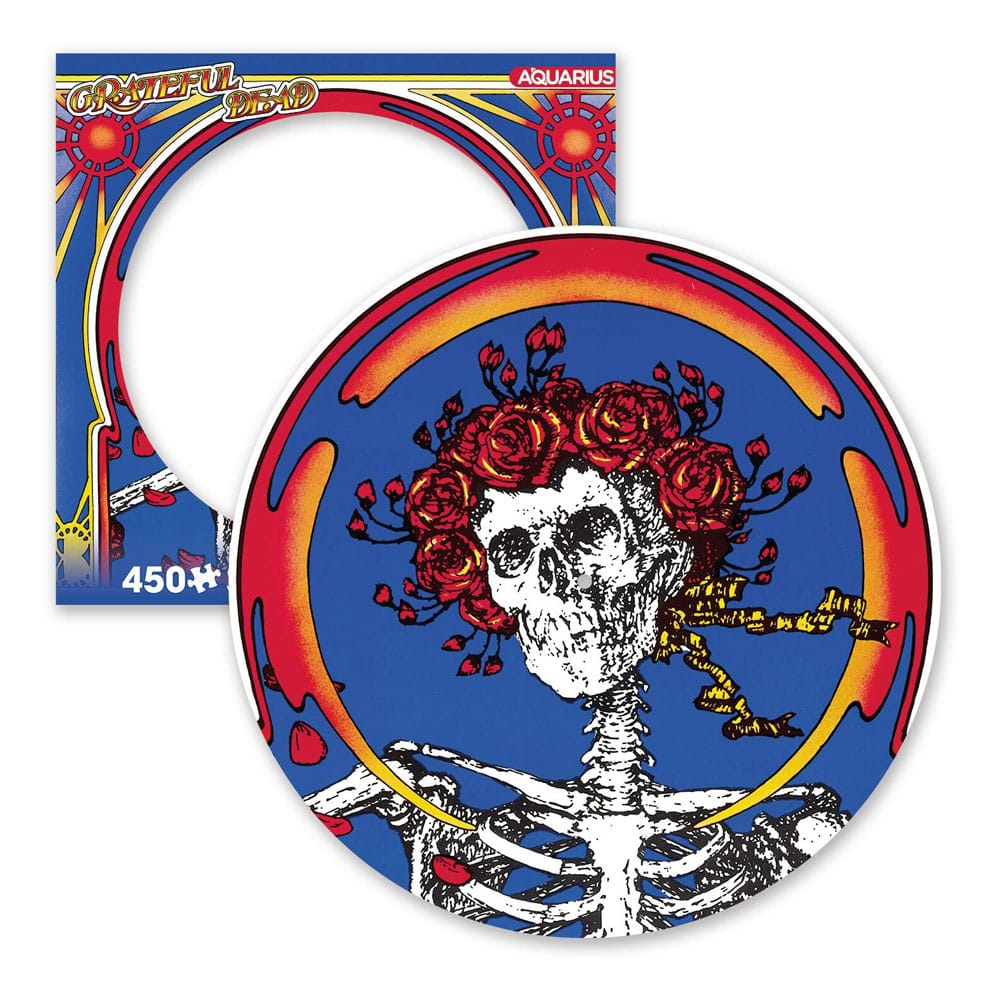 Grateful Dead: Skull &amp; Roses 450 stukjes Picture Disc legpuzzel