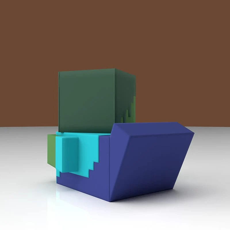 Minecraft Tubbz PVC Figuur Zombie 1e editie 10 cm