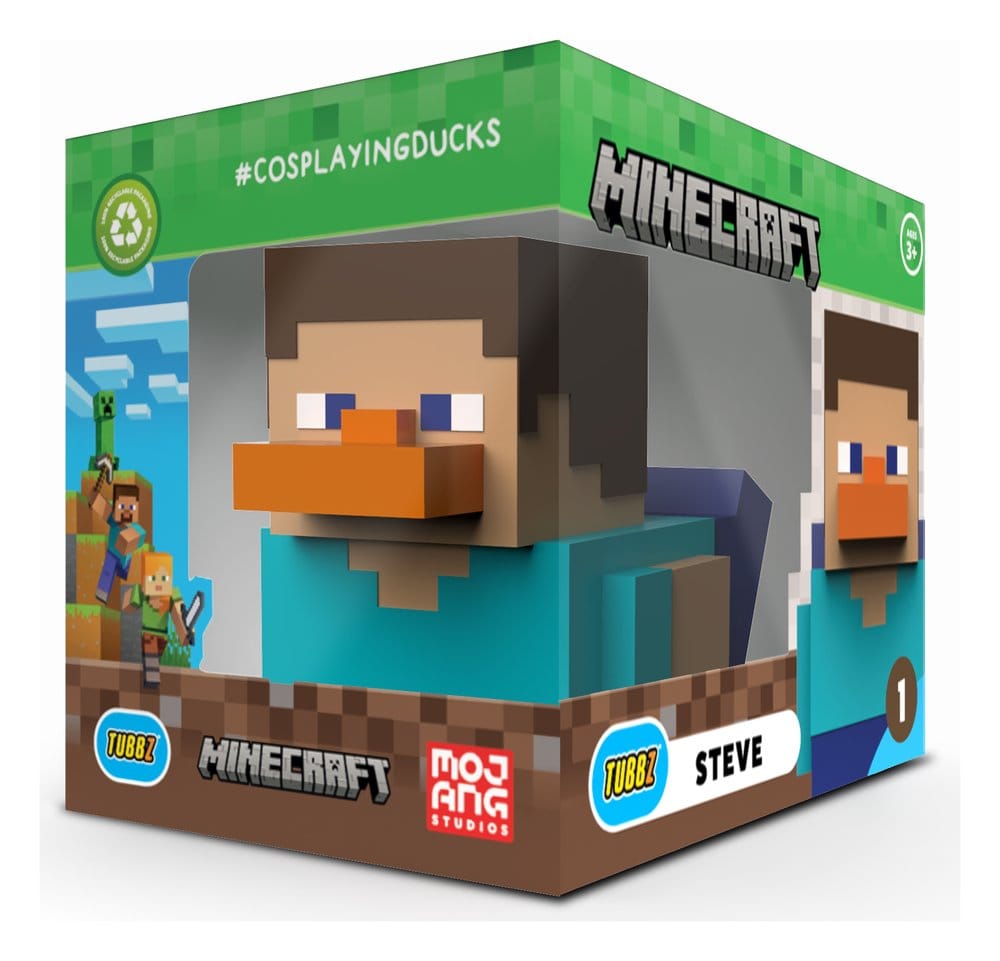 Minecraft Tubbz PVC-figuur Steve Boxed Edition 10 cm