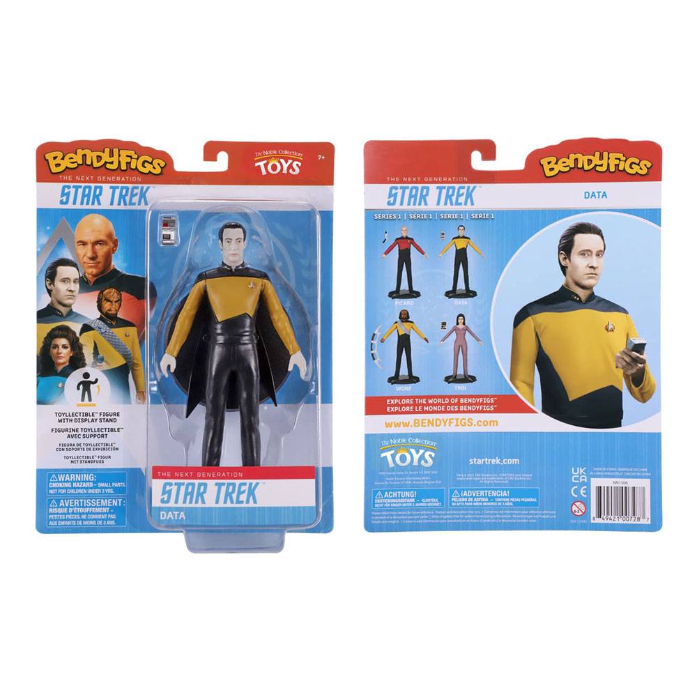 Star Trek: The Next Generation Bendyfigs Bendable Figuur Lt. Cmdr. Gegevens 19 cm