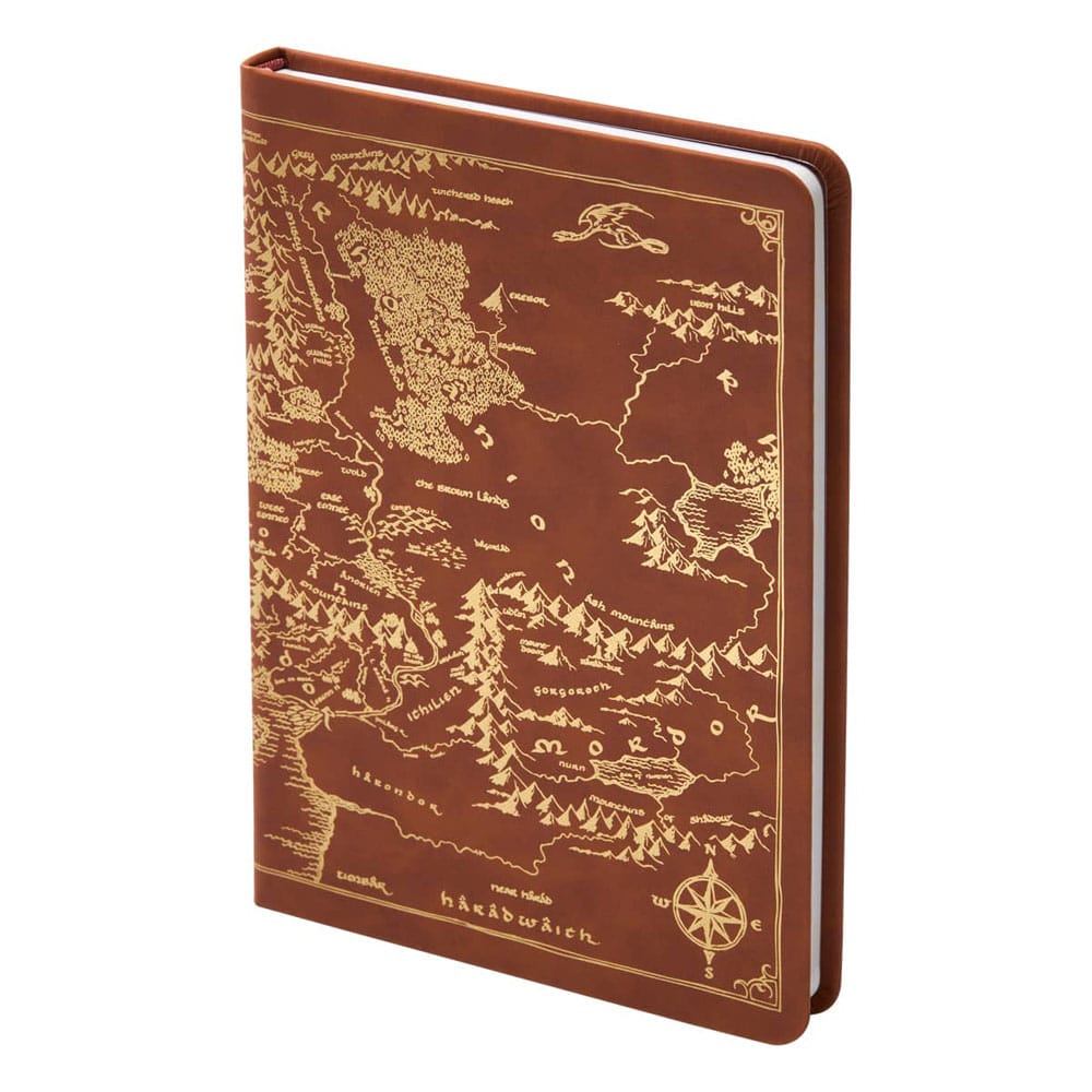 The Lord of the Rings Journal Kaart van Midden-Aarde 240 pagina's