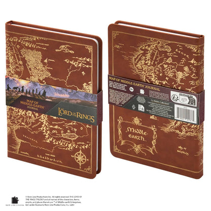 The Lord of the Rings Journal Kaart van Midden-Aarde 240 pagina's