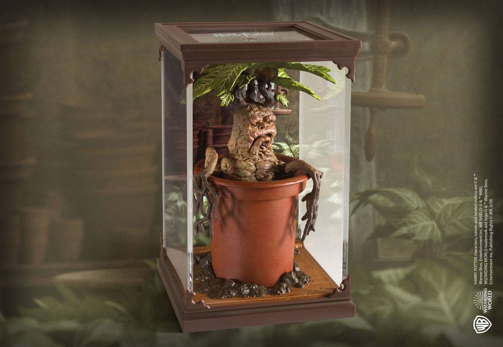 Harry Potter magische wezens standbeeld Mandrake 13 cm