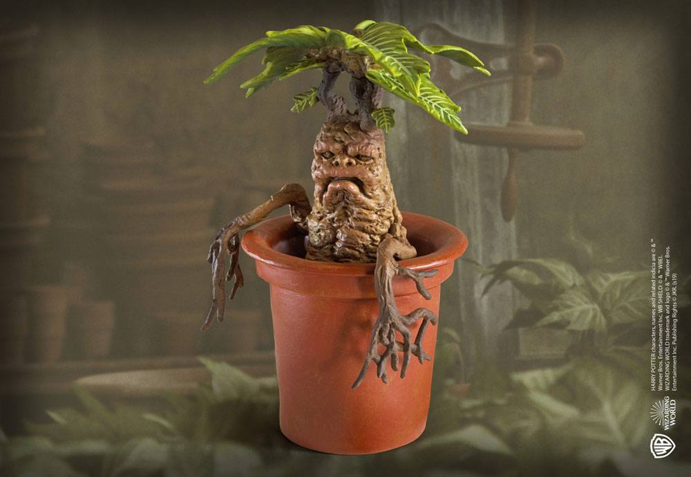 Harry Potter magische wezens standbeeld Mandrake 13 cm