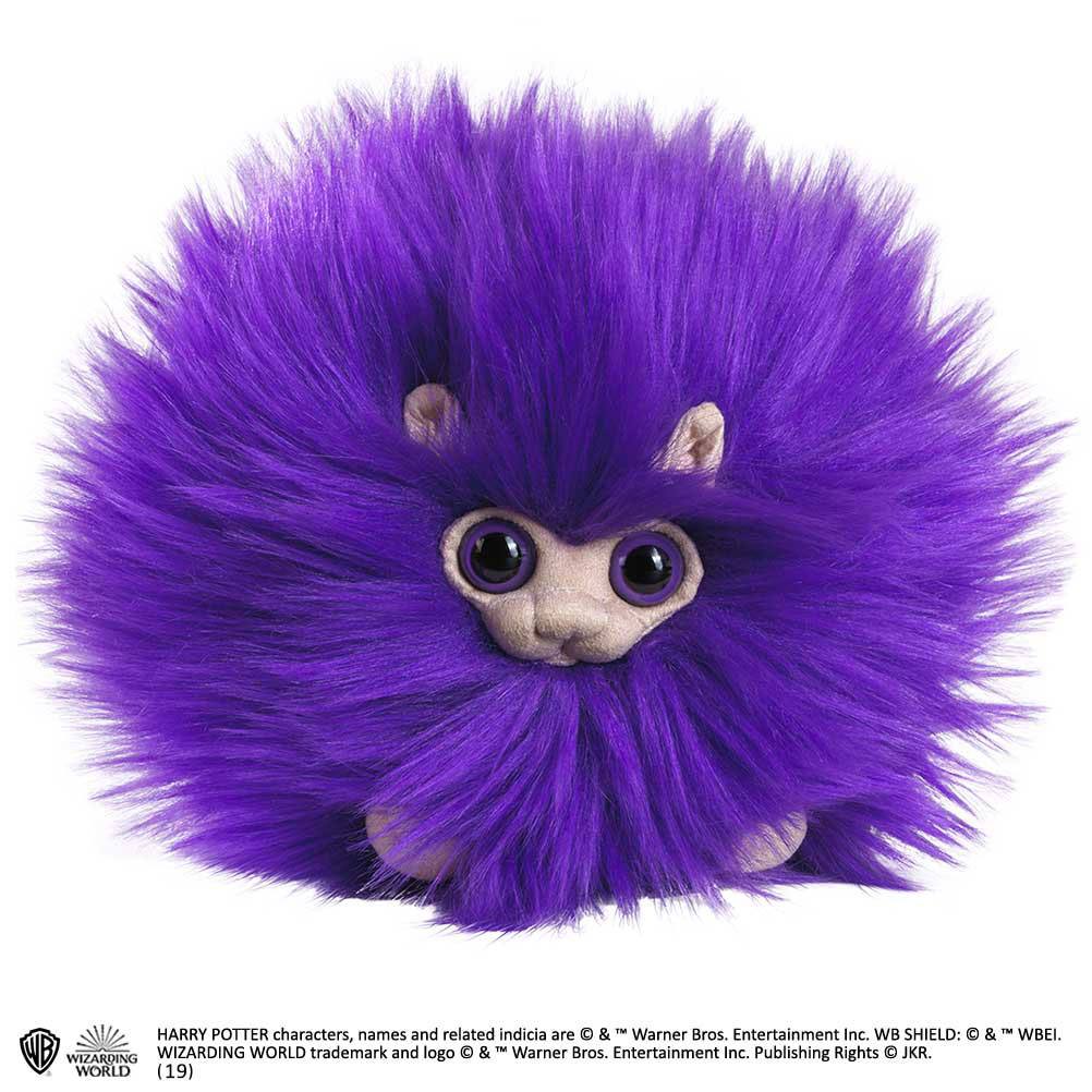 Harry Potter pluche figuur pygmy puff paars 15 cm