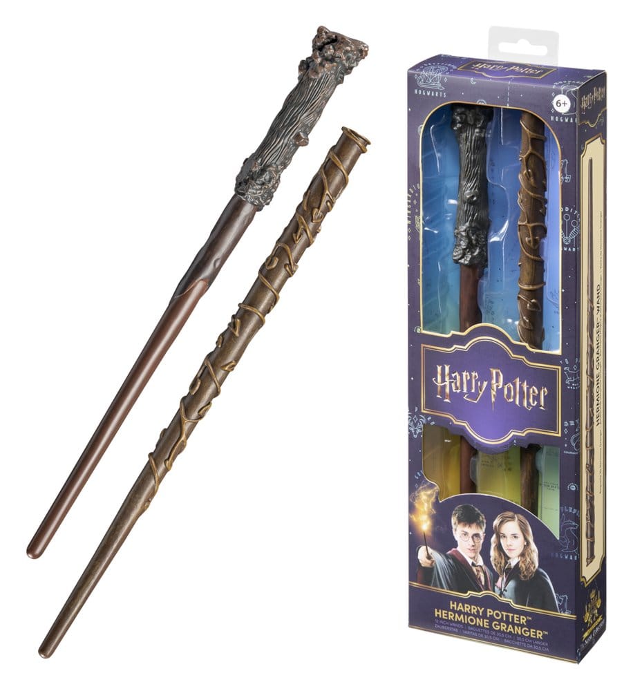 Harry Potter Rollenspel Replica Toverstokken 2-Pack Harry Potter & Hermelien Griffel 31 cm