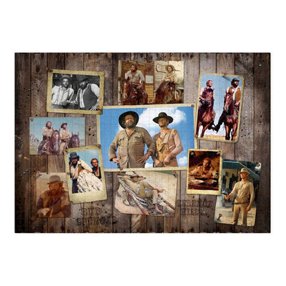 Bud Spencer & Terence Hill Jigsaw Puzzle Western Photo Wall (1000 stuks)
