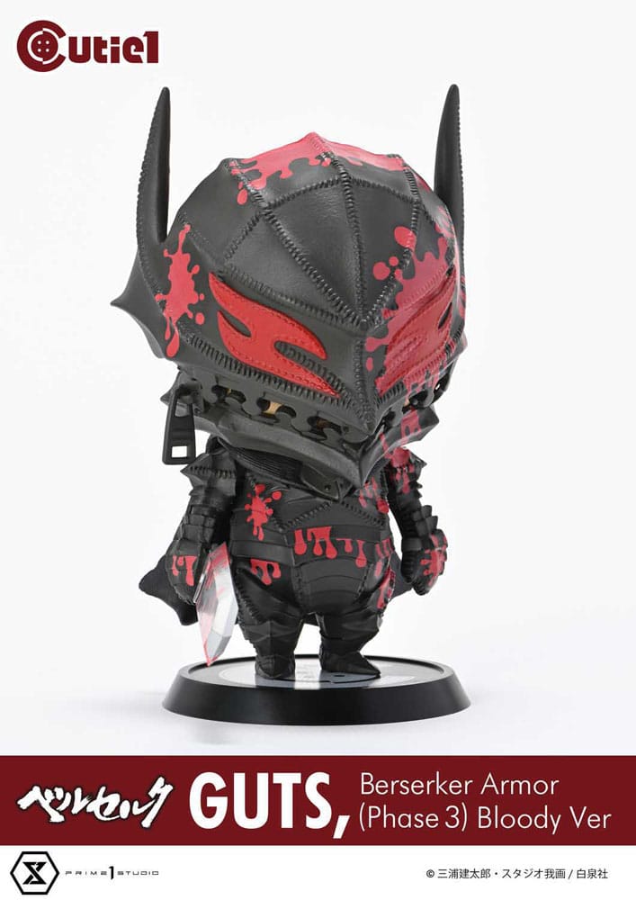 Berserk Cutie1 PVC Figuur Guts berserker pantser (fase 3) Bloody ver. 12 cm