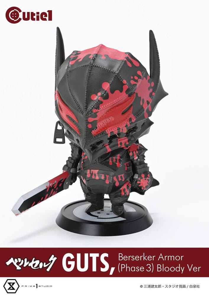 Berserk Cutie1 PVC Figuur Guts berserker pantser (fase 3) Bloody ver. 12 cm