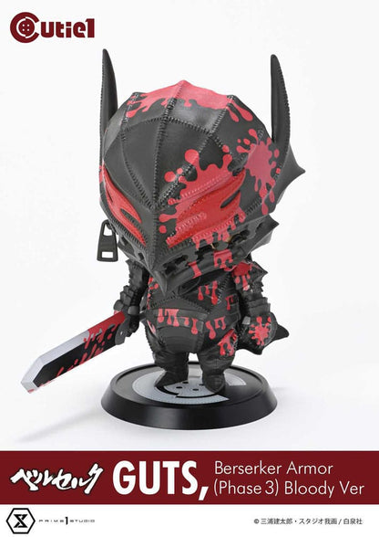 Berserk Cutie1 PVC Figuur Guts berserker pantser (fase 3) Bloody ver. 12 cm