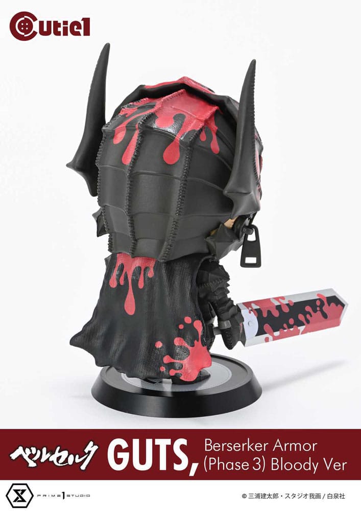 Berserk Cutie1 PVC Figuur Guts berserker pantser (fase 3) Bloody ver. 12 cm