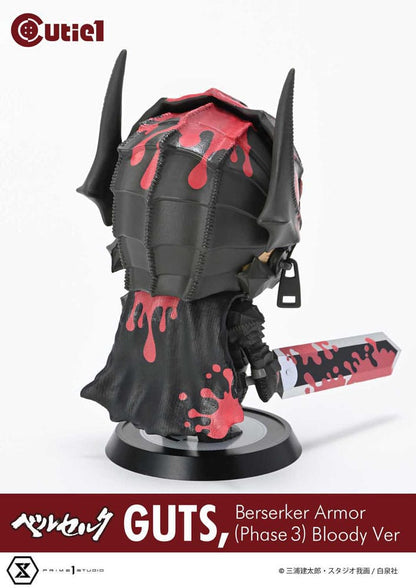Berserk Cutie1 PVC Figuur Guts berserker pantser (fase 3) Bloody ver. 12 cm
